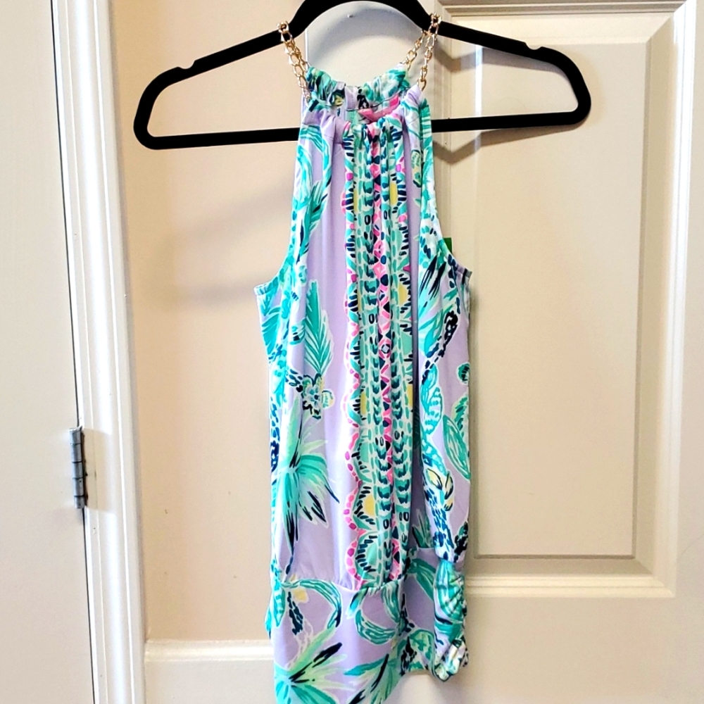 Lilly Pulitzer It's Impawsible Engineered cami, size XXS, $25